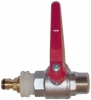 1" Lever Ball Valve with Brass Nipple